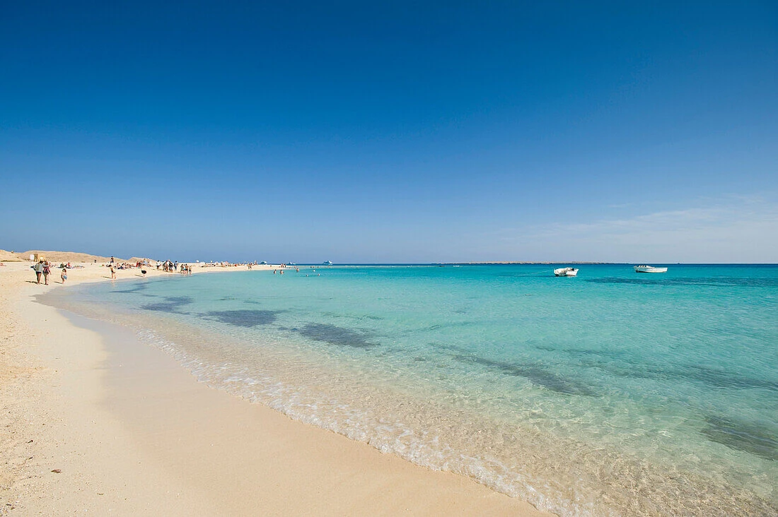 Mapa dos locais de mergulho de Hurghada