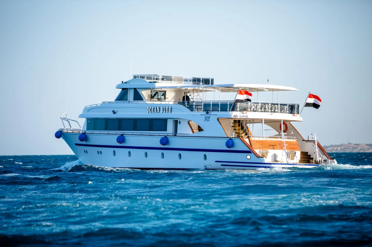 Barcos egípcios em Hurgada