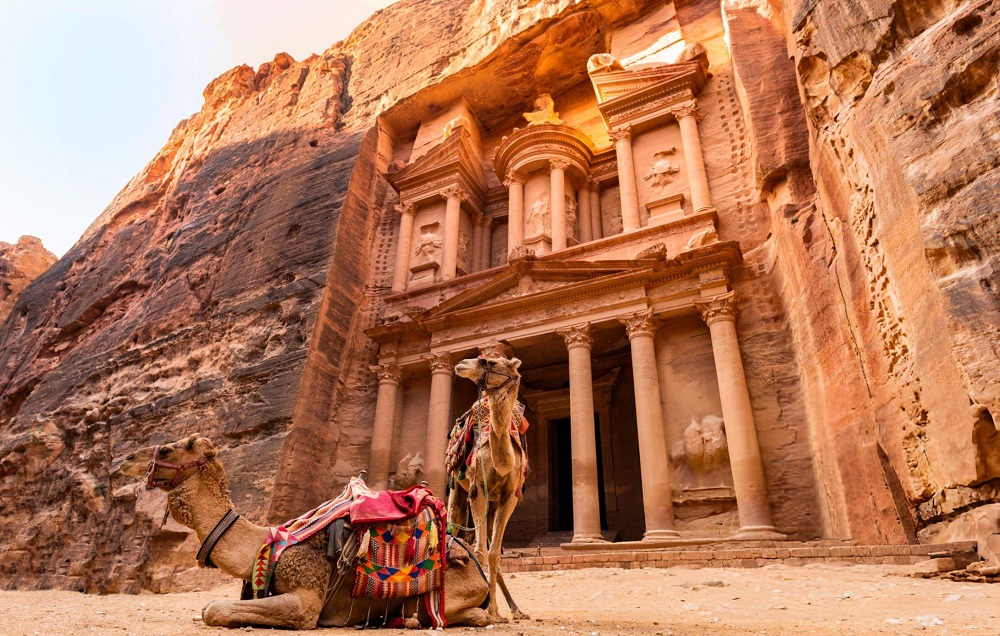 The ancient city of Petra